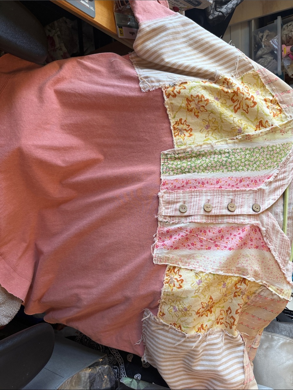 Oli & Hali Pink Striped Top - Picture 4 of 4